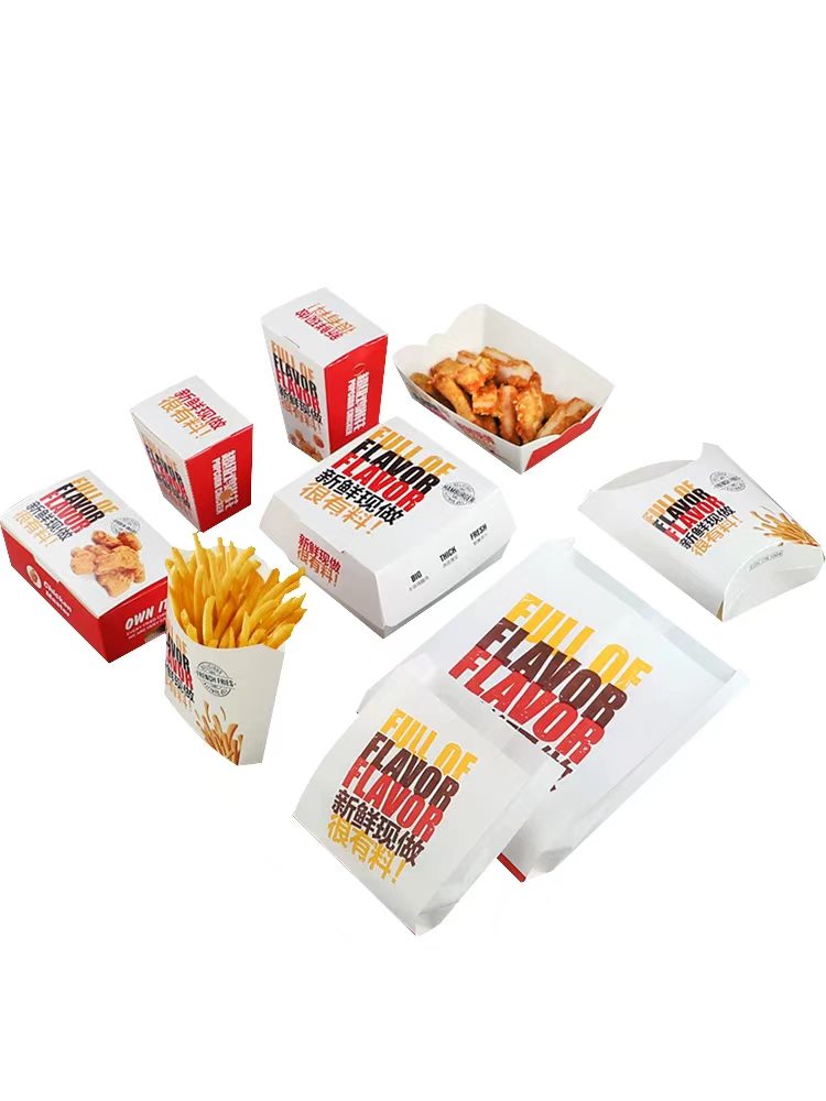 Wholesale Greaseproof Wrapping Paper White Brown Kraft Food Packaging Paper Bags for Packing Bread Burger Fries, Sandwich, Fried Chicken